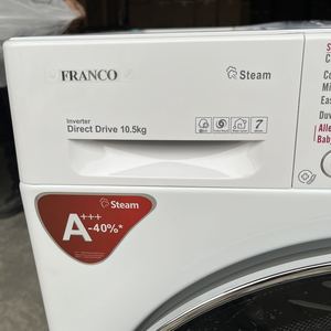 D 10.5kg Lavage et séchage Machine à laver intelligente à chargement frontal intégrée avec rinçage par séchage de grande capacité - Product Image 3