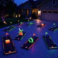 Kit de simulation de golf LED d'extérieur PGM, tapis de simulation de golf mobile pour sports d'intérieur et installations de parcs d'attractions
