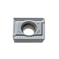 Plaquette de fraisage APKT150412 APKT11T308 APKT160408 PM Chipbreaker, lame carrée en acier inoxydable, revêtement PVD OEM, 55HRC