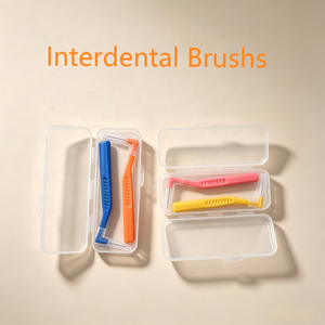 Brosse <span class=keywords><strong>interdentaire</strong></span> en forme de L, taille personnalisée, logo, poils en nylon, vente en gros, directement de l'usine - Product Image 2