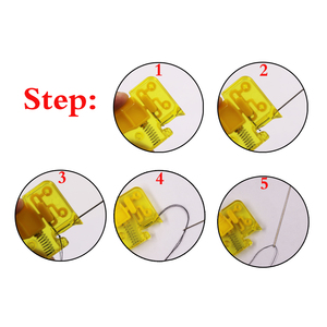 Accesorios para Herramientas de Costura, Enhebrador Automático de Agujas de 7*3.5cm, Enhebrador <span class=keywords><strong>Manual</strong></span> para Bordado y Costura a Mano - Product Image 5