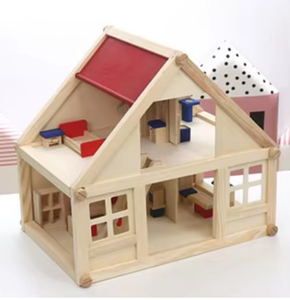 บ้าน<span class=keywords><strong>ไม้</strong></span>เด็กเล่น DIY บ้านตุ๊กตา<span class=keywords><strong>สอง</strong></span><span class=keywords><strong>ชั้น</strong></span>ขนาดเล็ก พร้อมชุดเฟอร์นิเจอร์จิ๋ว - Product Image 2