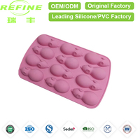 Moule en silicone antiadhésif de qualité alimentaire en forme de rat mignon pour chocolat, bonbons, bonbons gélifiés, glaçons, savon fait main et bougies