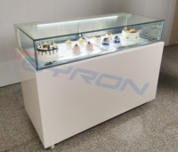 Vitrine Réfrigérée Simple à un Niveau pour Gâteaux et Pâtisseries
