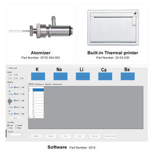 เครื่องวัดแสงเปลวไฟแบบหลายองค์ประกอบสำหรับการทดสอบ เครื่องวัดแสงเปลวไฟแบบมีประสิทธิภาพสูงสำหรับการทดสอบดิน/ปุ๋ย/ทางคลินิกอย่างรวดเร็ว - Product Image 3