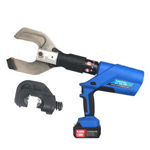 เครื่องมือไฮดรอลิกแบบใช้แบตเตอรี่ EZ-400/85C สำหรับตัดและจีบ 2 in 1 - Product Image 1
