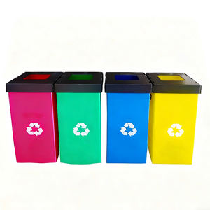 Contenedor de Basura Plegable Blanco de Plástico OEM, Caja de Almacenamiento para Reciclaje, Ecológico, Servicio de Corte a Medida - Product Image 3