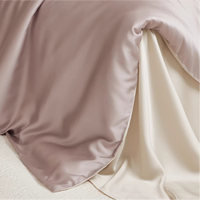 Parure de lit de luxe en couleur unie, taille King Size, 100 % Lyocell, douce pour la peau, ensemble de draps très demandé