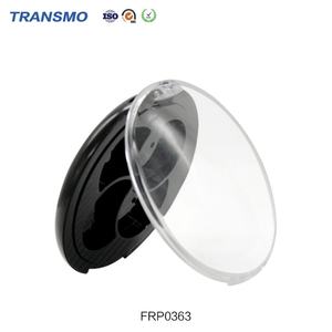 Palette de fards à paupières en plastique écologique de qualité supérieure, 4 couleurs, boîtier rond vide en plastique avec couvercle transparent, emballage pour blush - Product Image 6