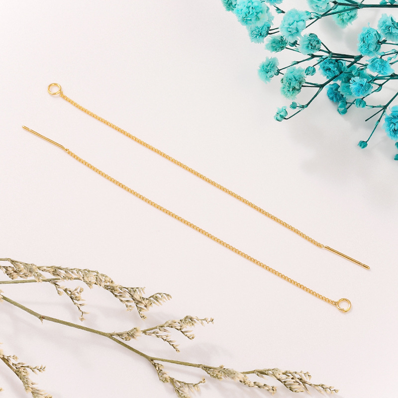 Pendientes KC Gold de Pierna Cerrada