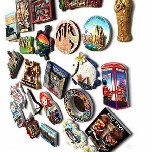 Aimants de réfrigérateur 3D en polyrésine, souvenirs touristiques personnalisés pour pays, artisanat en résine, aimants promotionnels - Product Image 3
