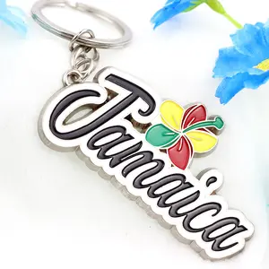 China Supplier Portable Mini Journey Jamaica Word Souvenir Keychain