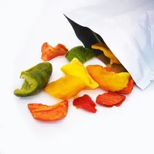 乾燥ベルペッパー混合カリカリ色ベルペッパーチップ3種類卸売乾燥健康野菜チップ