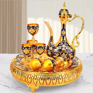 Juego de vino ruso al por mayor del fabricante, juego de vino de lujo de metal de estilo europeo para uso doméstico creativo - Product Image 2