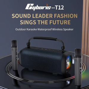 Barra de sonido portátil Cyboris T12 Kimiso, Subwoofer de graves <span class=keywords><strong>Blueth</strong></span>, inalámbrico, 80W, potente máquina de Karaoke, altavoz Pa para exteriores - Product Image 4