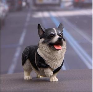 ร้อนขายสามพี่น้อง Corgi สุนัขมินิตุ๊กตาตกแต่งรถบทความการ์ตูนงานฝีมือของเล่น - Product Image 2