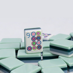 American <b>Mahjong</b> Tiles <b>Set</b> Custom Acrylic Luxury Design 4-Layer Yellow Durable &amp; Eco-Friendly Entertainment - Product Image 5