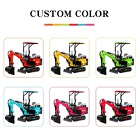 YAWEH-miniexcavadoras de brazo, mini excavadora, 0,8 toneladas, martillo hidráulico, precio de fábrica, el más barato