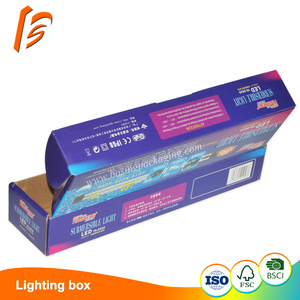 Led Ánh Sáng Đèn Bao Bì Hộp Giấy Gợn Sóng Tùy Chỉnh Tái Chế Các Tông Giấy Ánh Sáng Bóng Đèn Hộp - Product Image 3