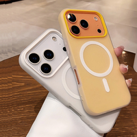 Coque de téléphone magnétique antichoc mignonne Macaron, MOQ 500, pour iPhone 18 Pro Max, 17 Air, 16 Plus, 18, 17 Plus, 16 Pro Max