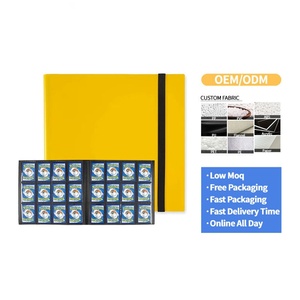 Classeur de cartes à collectionner personnalisé en cuir PU avec fermeture éclair, 9 pochettes, pour cartes MTG Magic et jeux de société - Product Image 1