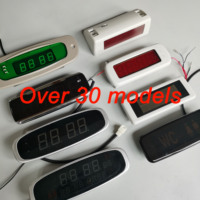 Accessoires de pièces de bus 12-24V Horloge numérique de bus d'autocar et affichage de la température de la date de l'heure à LED