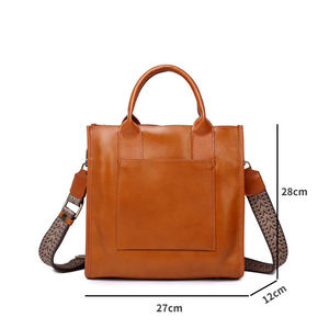 Sacs à main AndoBag pour femmes, sac fourre-tout en cuir de vache véritable, sac à bandoulière de grande capacité, sac à main tendance, 2330 - Product Image 6