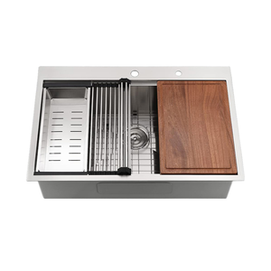 Évier de <span class=keywords><strong>cuisine</strong></span> <span class=keywords><strong>moderne</strong></span> et intelligent à trou unique en acier inoxydable avec robinet pour cuisines modernes - Product Image 1