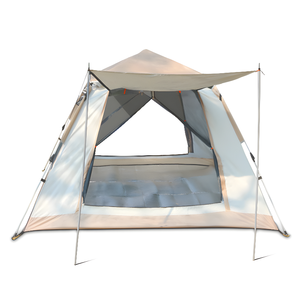 5-8 Person Summer Fiberglass Camping <strong>Tent</strong> Oxford Waterproof Quick Opening 1 Bedroom Glamping <strong>Tent</strong> for Family - Product Image 2