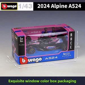 Modellino Auto da Corsa Formula 1 Blu Rosa 2024 in Scala 1:43, in Metallo Pressofuso, Stile <span class=keywords><strong>F1</strong></span>, Squadra Francese, Ruote Aperte, da Collezione, Vendita all'Ingrosso - Product Image 4