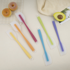 Outils de cuisine sans couture pour la cuisson et la pâtisserie grattoir antiadhésif en caoutchouc flexible et silicone résistant à la chaleur cuillère et spatule - Product Image 6