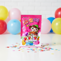 OEM ODM Korean Free Sample Sugar Customised Sweets China Factory Kids Snacks Confectionery Fruity Semi-Soft 12 Box Bulk