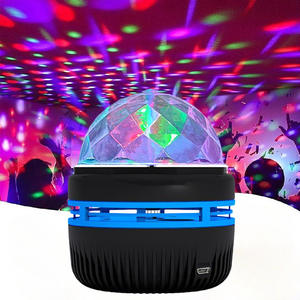 Small LED Magic Ball Warm Light Colorful Rotating Atmosphere Stage <strong>Projector</strong> Night Sky <strong>Stars</strong> Suction Cup-ABS for Home Room Use - Product Image 6