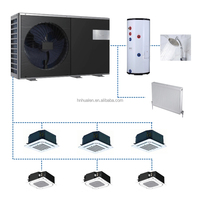 Bomba de calor aire-agua monobloque Midea 16 kW 4.5 toneladas 7 hp MHC-V16WD2RN7, todo en uno, con función de refrigeración, calefacción y agua caliente, con inversor.