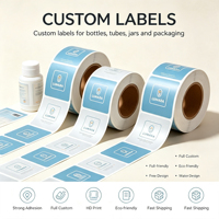 Autocollants vinyle personnalisés avec logo DJ LABEL modèle DJ-1, holographiques, durables, imperméables, résistants aux UV, résistants à la chaleur, résistants à l'huile