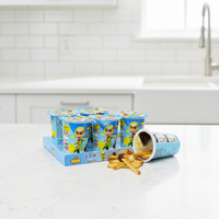 Bâtonnets de biscuits en chocolat crémeux sucré personnalisés Chaoan Luyuan en gros, en forme de jouets de dessin animé, ISO9001/HACCP/HALAL