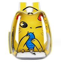 Sac à dos pliable pour animaux de compagnie OEM avec fenêtre transparente, grande capacité en Oxford pour le transport de chats et de chiens