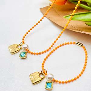 Joyería <span class=keywords><strong>de</strong></span> Acero Inoxidable hc con Circonita Cúbica, Precio al por Mayor, Marca <span class=keywords><strong>de</strong></span> Lujo, Collar con Llave <span class=keywords><strong>Uno</strong></span>, Juego <span class=keywords><strong>de</strong></span> <span class=keywords><strong>50</strong></span> <span class=keywords><strong>Pulseras</strong></span>, Joyería <span class=keywords><strong>de</strong></span> Circonita Cúbica - Product Image 6