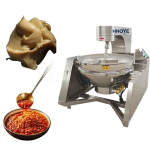 Marmite de cuisson à gaz à agitation planétaire en acier inoxydable à double enveloppe pour soupes, beurre de cacahuète et confiseries - Product Image 5