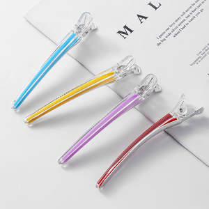 Pinza para el pelo de punta fina de resina plástica, bonita, para posicionamiento lateral, estilo maquillador para mujer, verano 2025, origen Yiwu - Product Image 3