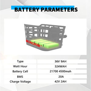 Monorim BPK350 <span class=keywords><strong>Kit</strong></span> d'alimentation pour vélo électrique 380w Mise à niveau pour être un vélo électrique avec panier pour tourner la pédale de vélo en vélo électrique - Product Image 6
