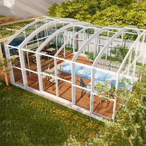 مخصصة لأسقف متداخلة في الهواء الطلق البولي كربونات قابل للسحبها من الخارج ، مرفقات مخصصة - Product Image 5