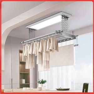Séchoir à linge télescopique intelligent électrique télécommandé et à commande vocale pour balcon domestique - Product Image 3