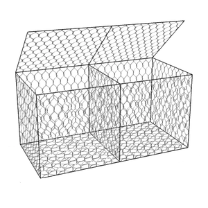 2x1x1m, panier de Gabion galvanisé, treillis métallique Hexagonal, Cages de Gabion galvanisées, tailles de panier Standard