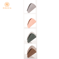 Étui à lunettes pliable vintage en PU cousu, anti-rayures, avec logo personnalisé, multicolore, vente en gros