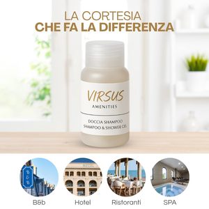 Flaconi per igiene intima da 20 ml trasparenti con tappo richiudibile per hotel, B&B, ostelli - Product Image 4