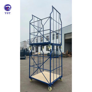 भारी शुल्क टिकाऊ इस्पात निर्माण कुशल माल परिवहन गोदाम रसद औद्योगिक ट्रॉली - Product Image 2