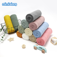 Mantas Tejidas Personalizadas Mimixiong para Bebés Recién Nacidos, Mantas Envolventes para Bebés, Venta al Por Mayor