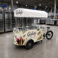 Chariot mobile pour gelato, boulangerie, pâtisserie, charcuterie, bistro, restaurant, bar, pub, club, lounge, salle de sport, spa, salon, piscine, gymnase, stade, arène