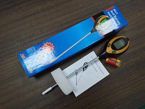 पौधे के लिए डिजिटल मृदा पीएच मीटर मृदा पीएच परीक्षक नमी मीटर 4 इन 1 मृदा मीटर - Product Image 4